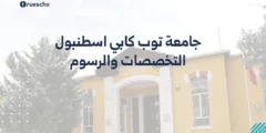 جامعة توب كابي اسطنبول: التخصصات والرسوم