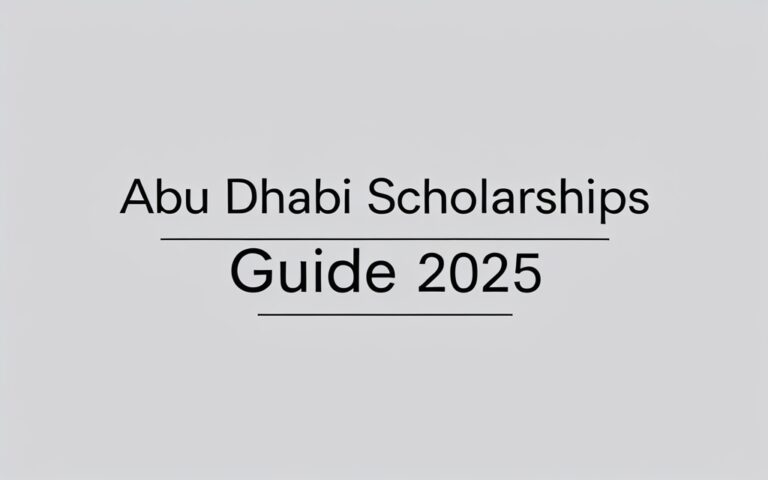 Abu Dhabi Scholarships Programme Guide 2025 - Professional Swiss-style featured image | Truescho.com