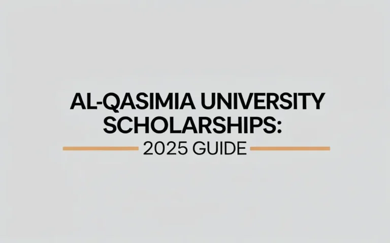 Al-qasimia university scholarships: 2025 Guide - Professional Swiss-style featured image | Truescho.com