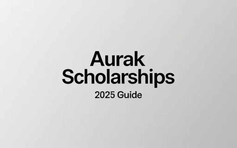 Aurak scholarships: 2025 Guide - Professional Swiss-style featured image | Truescho.com
