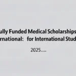 Fully funded medical scholarships for international: 2025… - Professional Swiss-style featured image | Truescho.com
