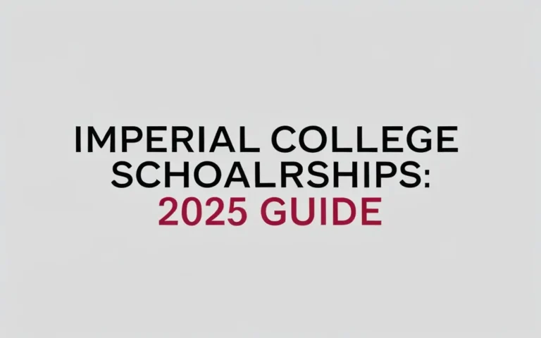 Imperial college london scholarships: 2025 Guide - Professional Swiss-style featured image | Truescho.com