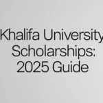 Khalifa university scholarships uae 2025: 2025 Guide - Professional Swiss-style featured image | Truescho.com