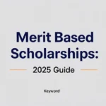 Merit based scholarships: 2025 Guide - Professional Swiss-style featured image | Truescho.com