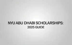 Nyu abu dhabi scholarships: 2025 Guide - Professional Swiss-style featured image | Truescho.com