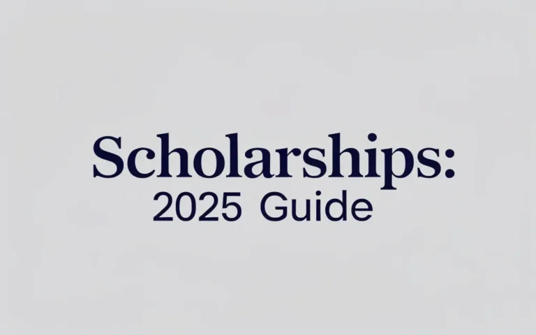 Scholarships: 2025 Guide - Professional Swiss-style featured image | Truescho.com