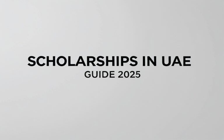 Scholarships In Uae Guide 2025 - Professional Swiss-style featured image | Truescho.com