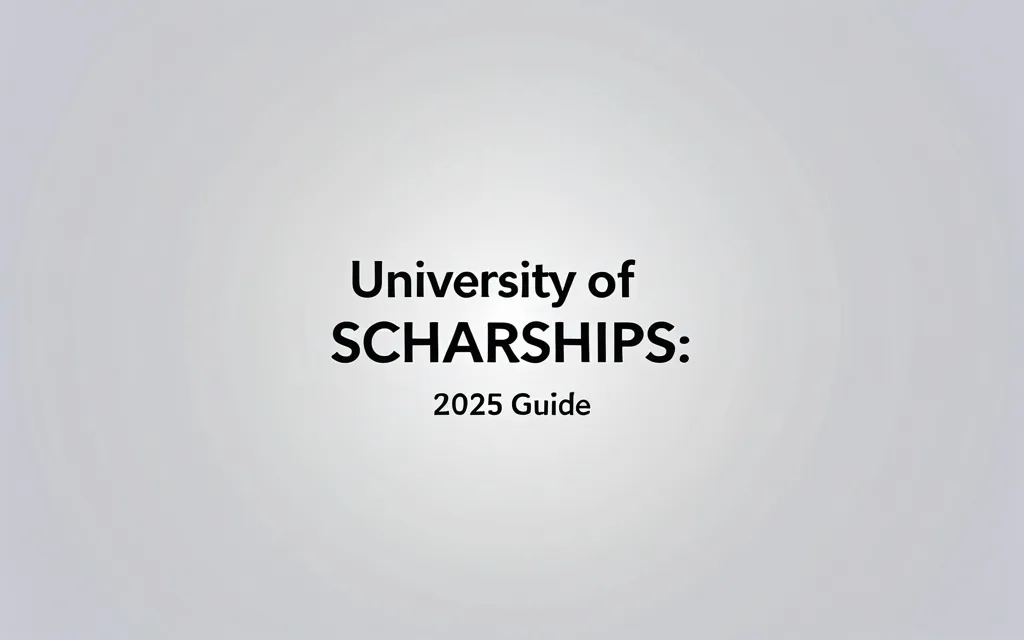 University of sharjah scholarships: 2025 Guide - Professional Swiss-style featured image | Truescho.com